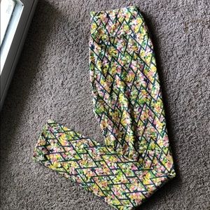 Lularoe floral leggings